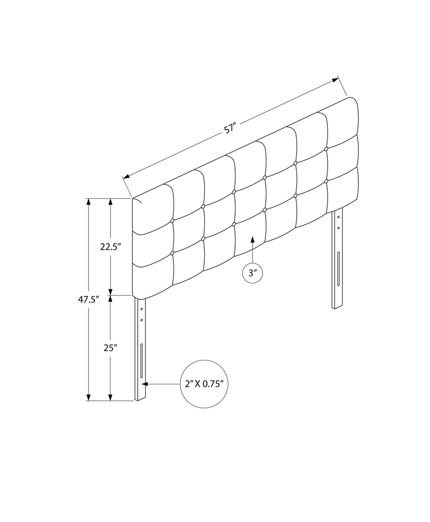 Gullcourt White Full Headboard - Thumbnail - Image 4