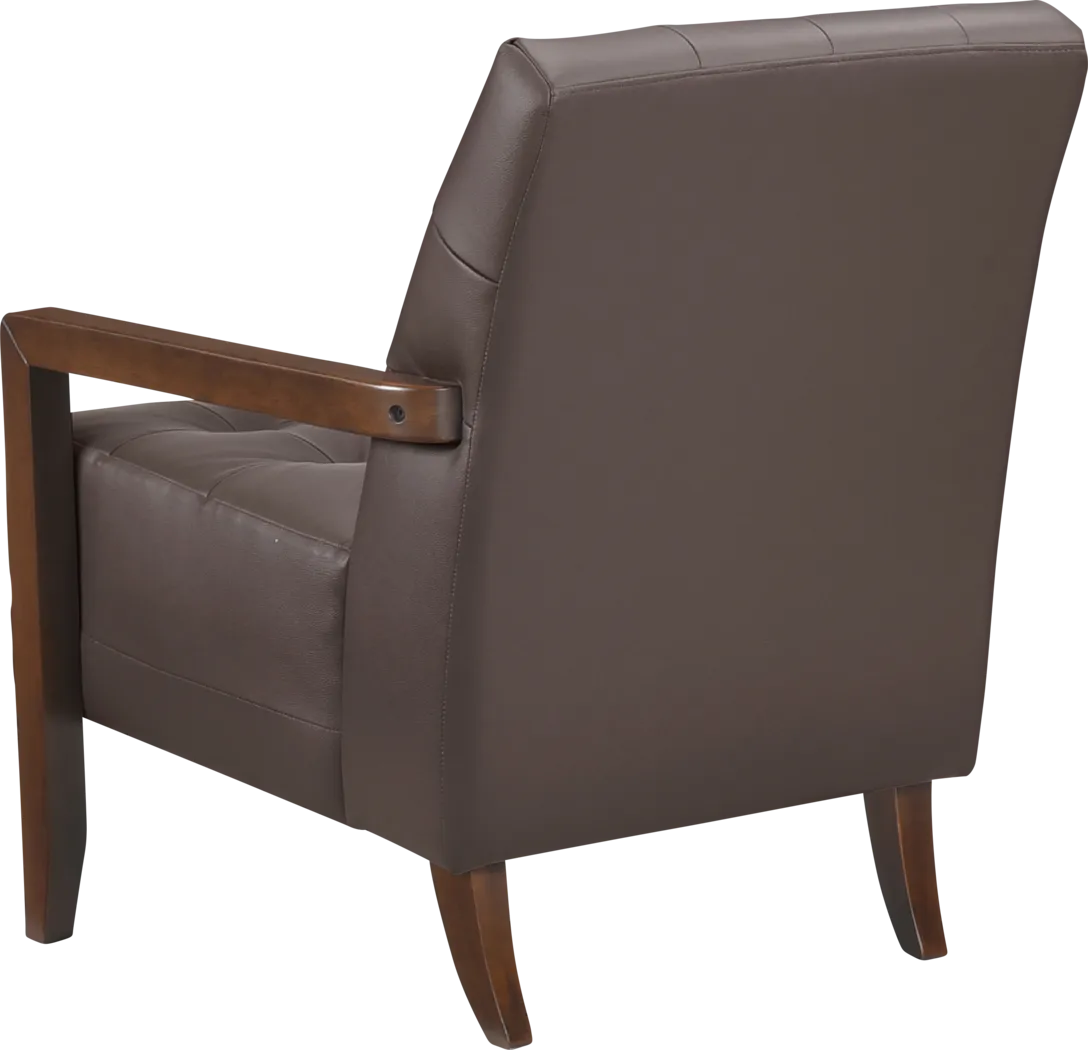 Gulliver Dark Brown Accent Chair - Thumbnail - Image 5