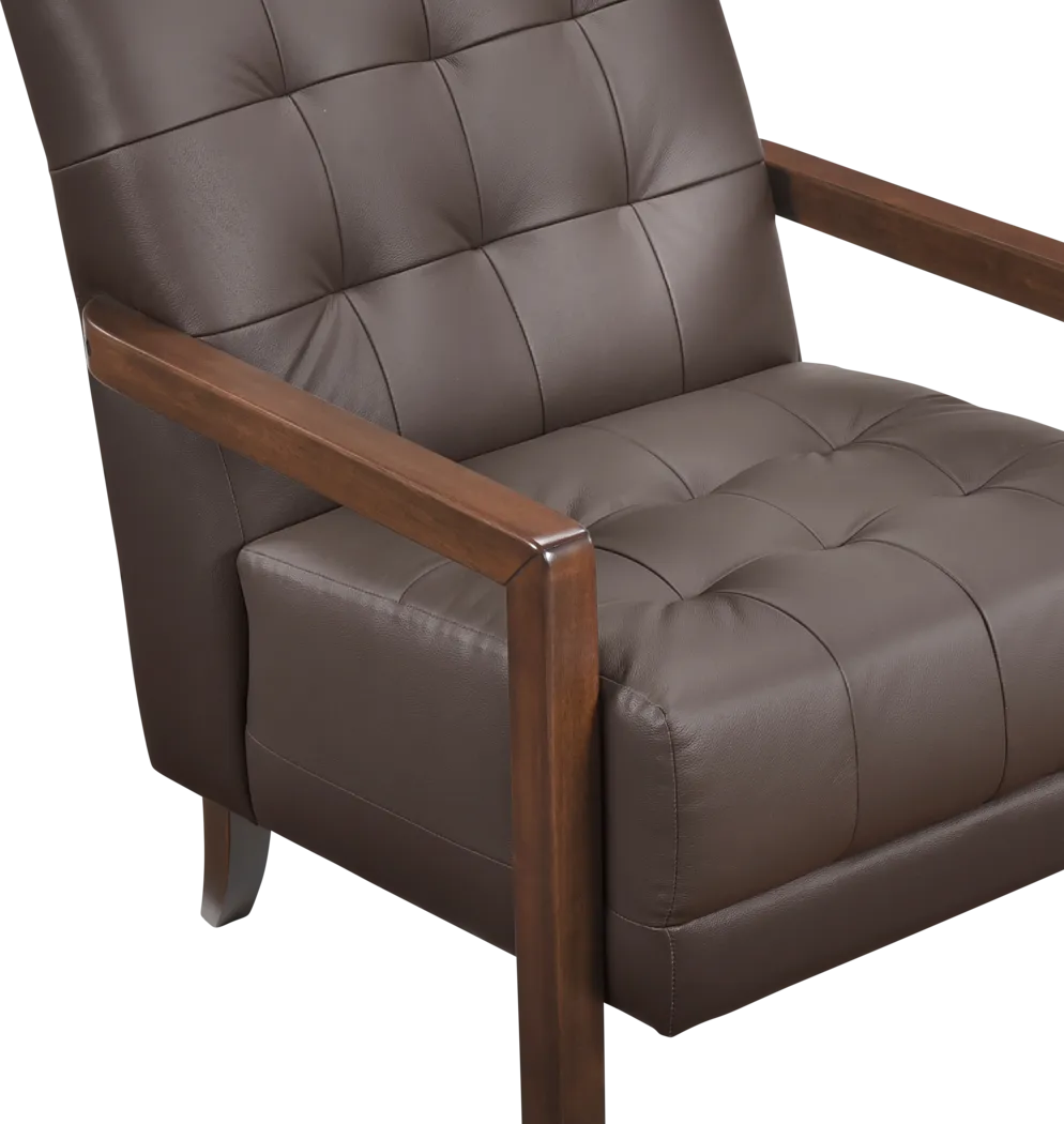 Gulliver Dark Brown Accent Chair - Thumbnail - Image 7