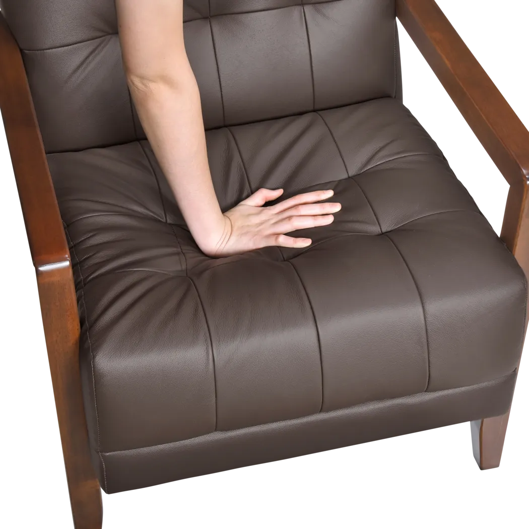 Gulliver Dark Brown Accent Chair - Thumbnail - Image 8