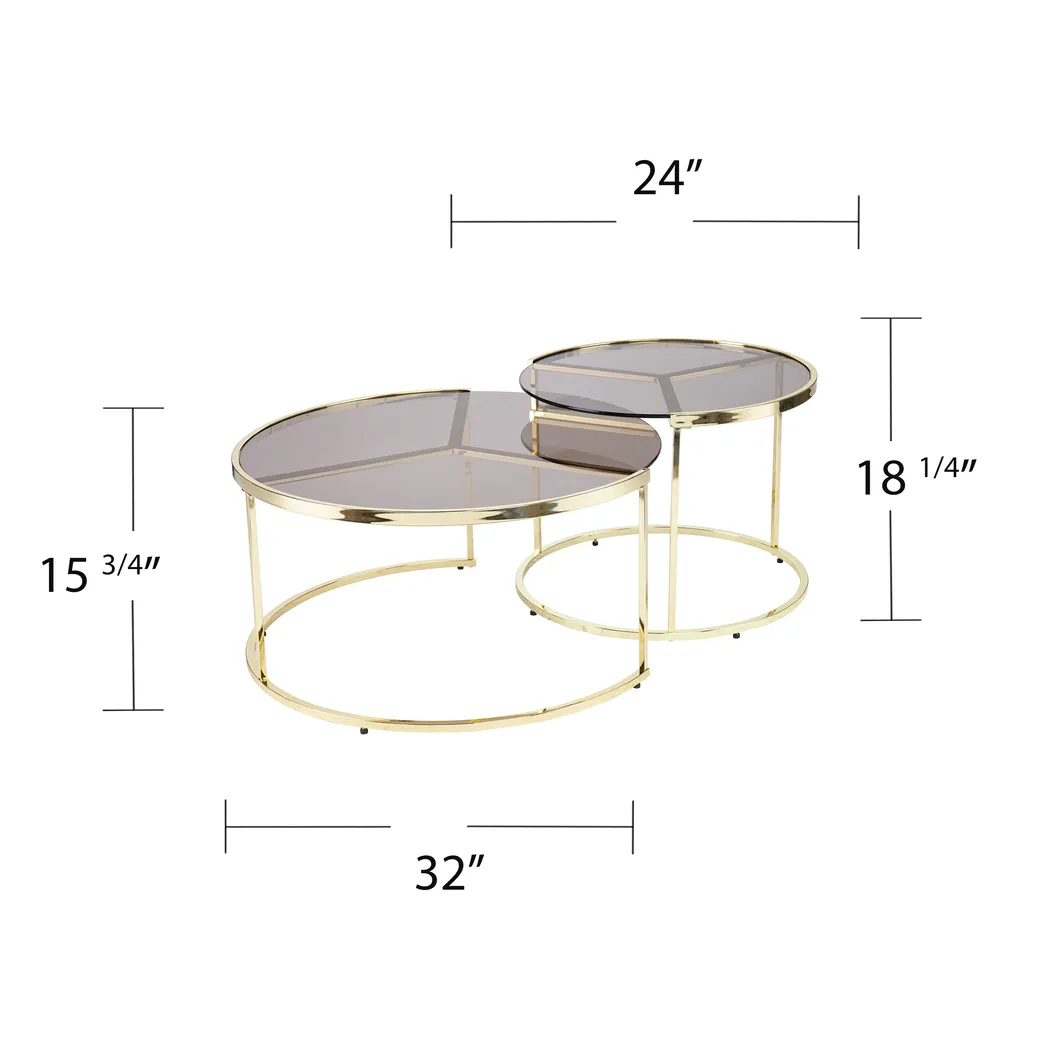 Gumlane Gray Nesting Cocktail Table - Image 5