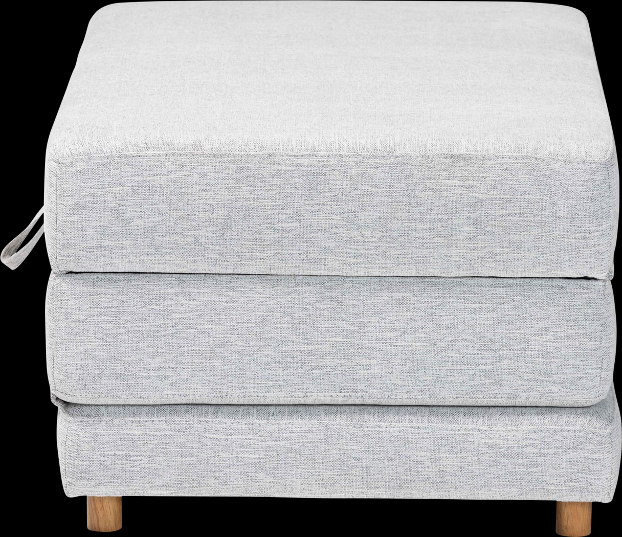 Gumsprings Light Gray Ottoman - Thumbnail - Image 6