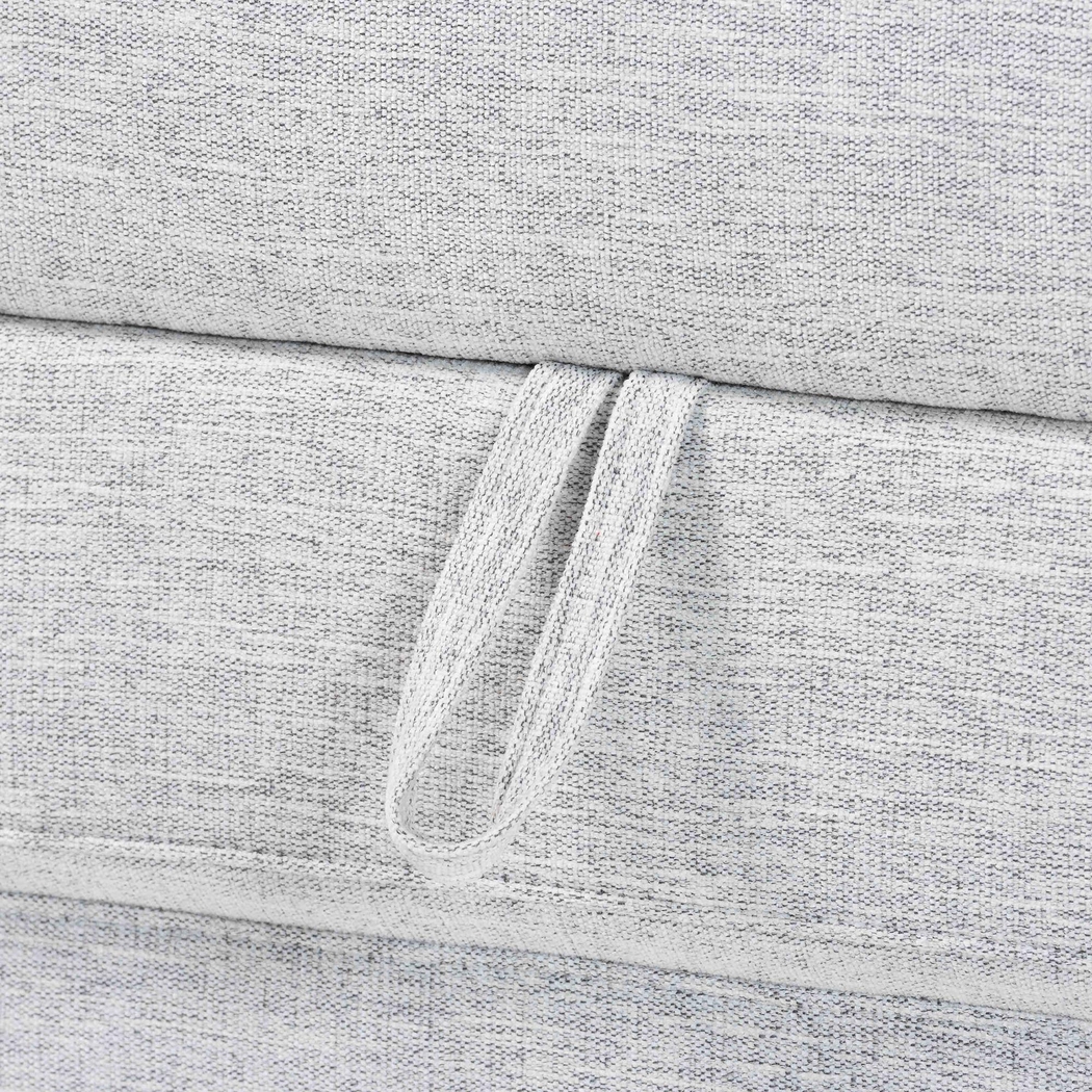 Gumsprings Light Gray Ottoman - Thumbnail - Image 9