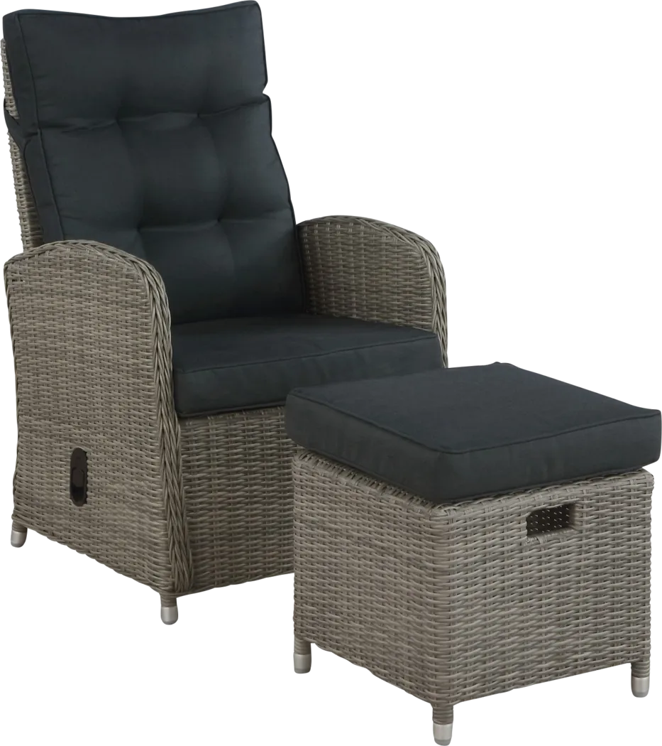 Gumstand Gray 2 Pc Outdoor Seating Set - Thumbnail - Image 1