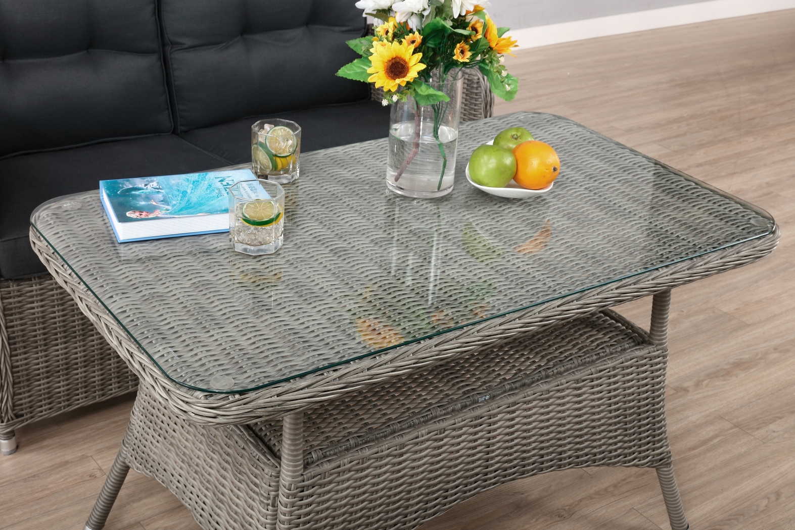 Gumstand Gray Outdoor Cocktail Table - Thumbnail - Image 6