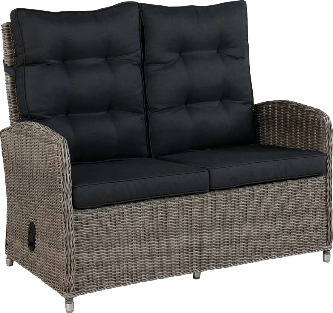 Gumstand Gray Outdoor Loveseat - Thumbnail - Image 2