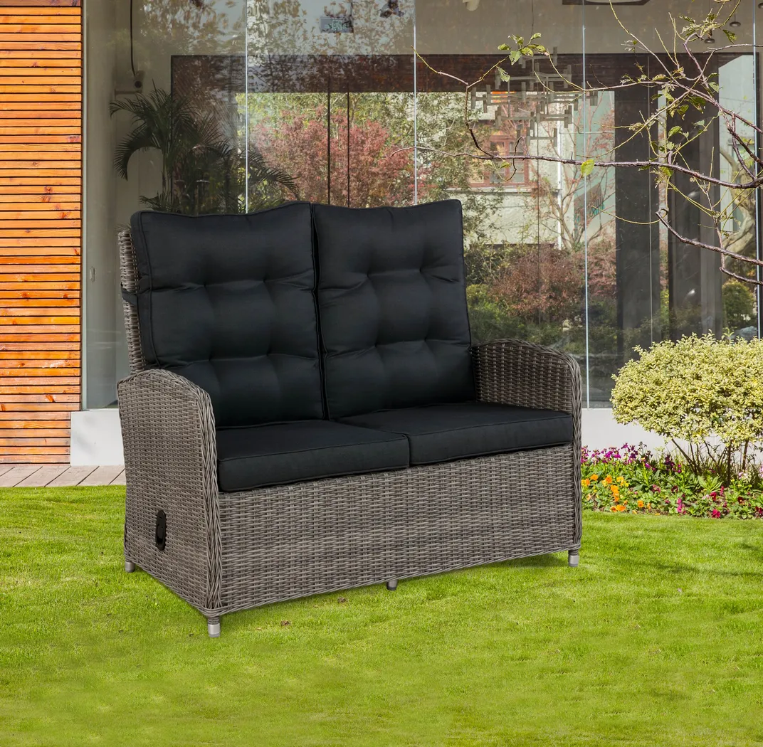 Gumstand Gray Outdoor Loveseat - Thumbnail - Image 9