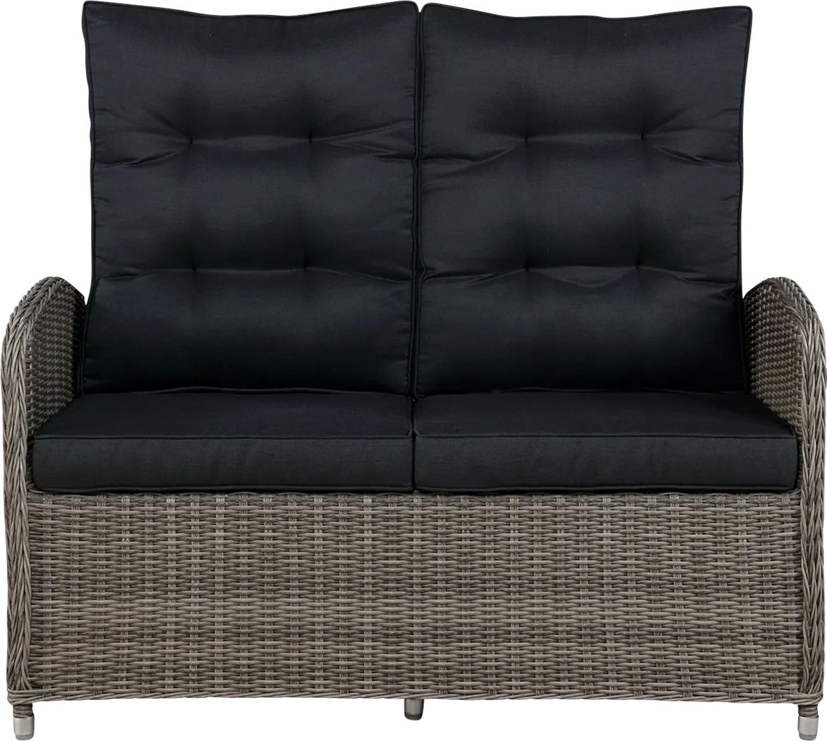 Gumstand Gray Outdoor Loveseat - Thumbnail - Image 1