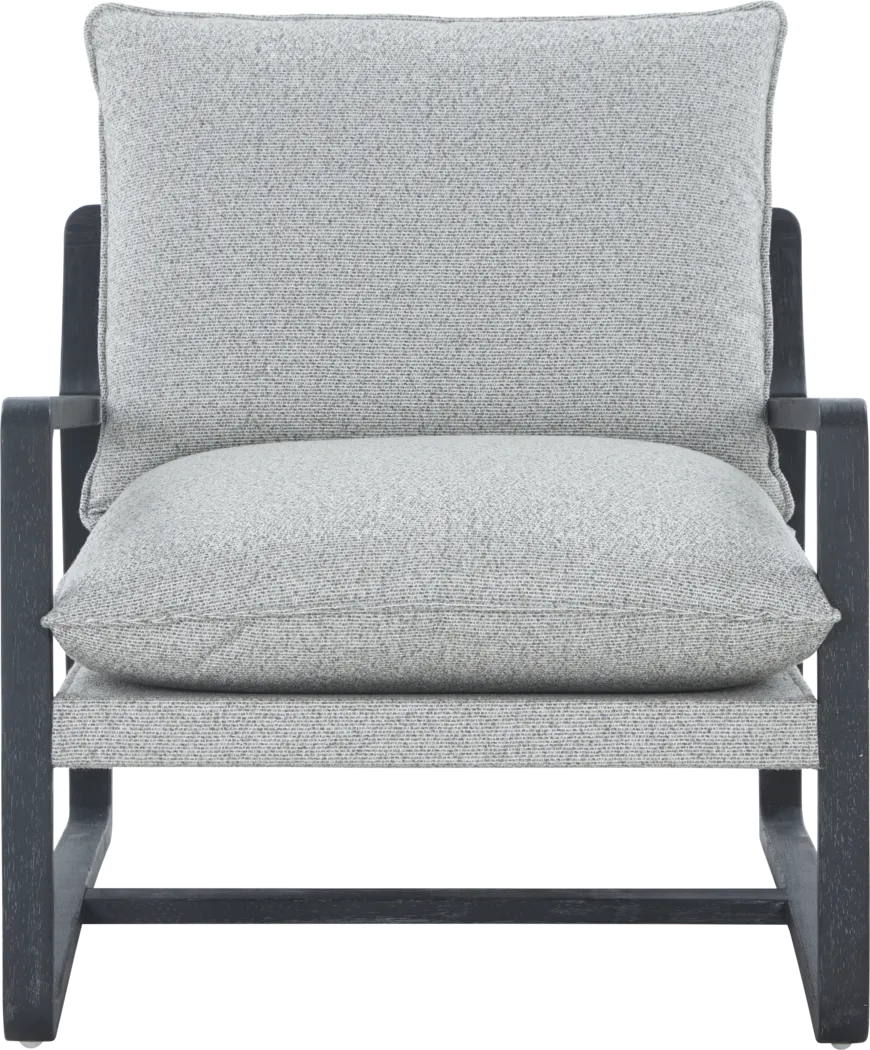 Gunnar Black Accent Chair - Thumbnail - Image 2