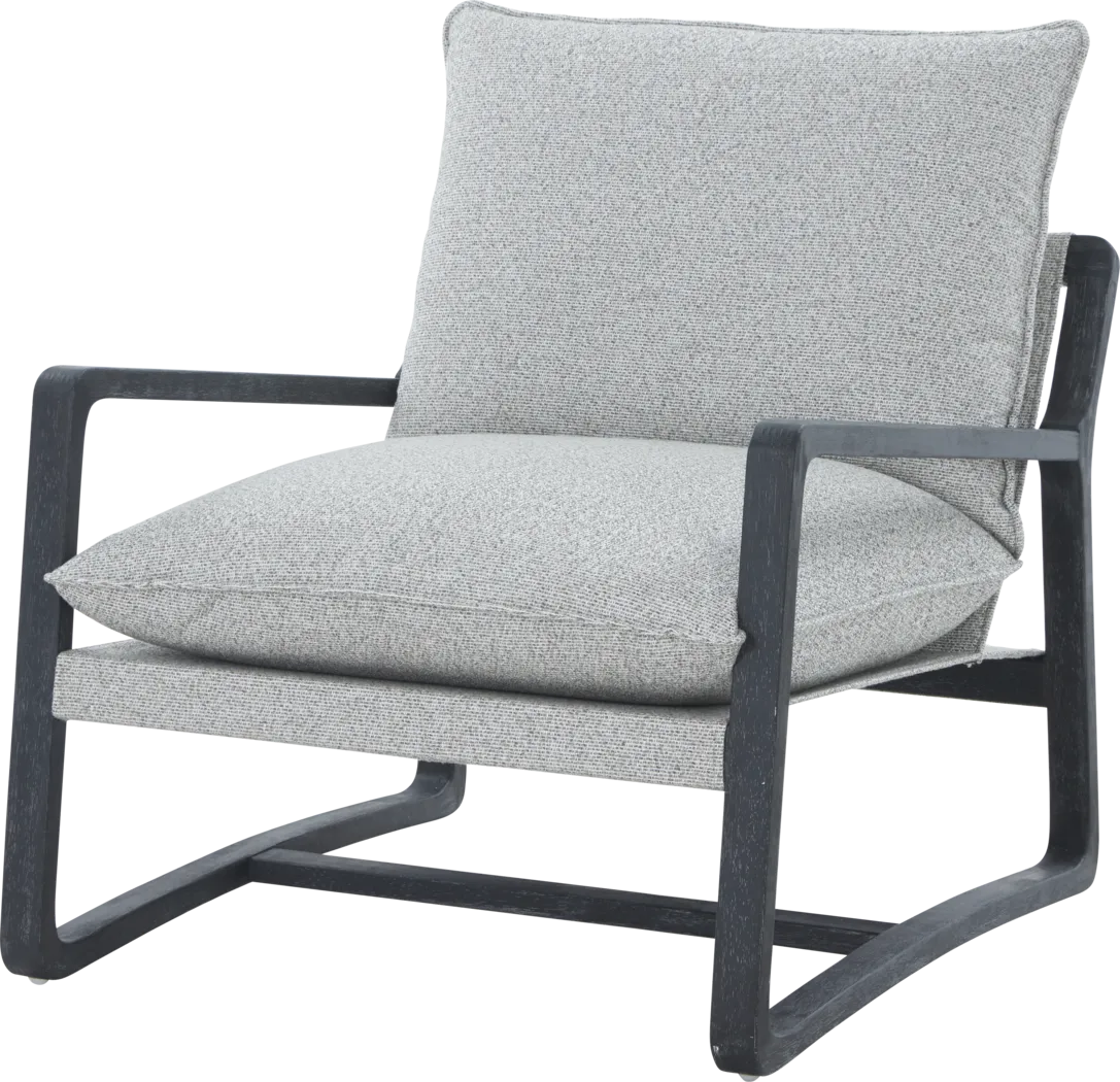 Gunnar Black Accent Chair - Thumbnail - Image 3