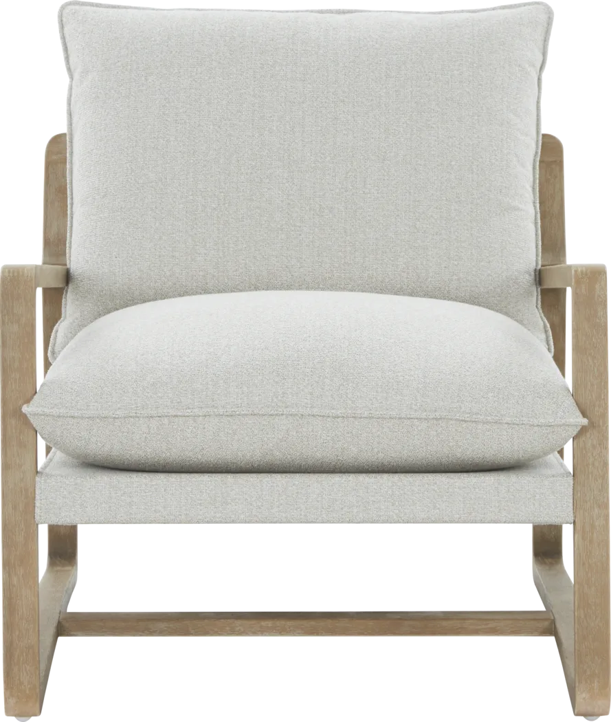 Gunnar Ivory Accent Chair - Thumbnail - Image 2