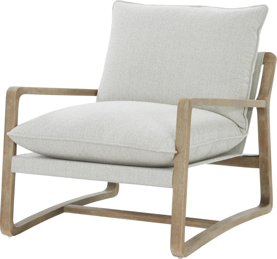 Gunnar Ivory Accent Chair - Thumbnail - Image 3