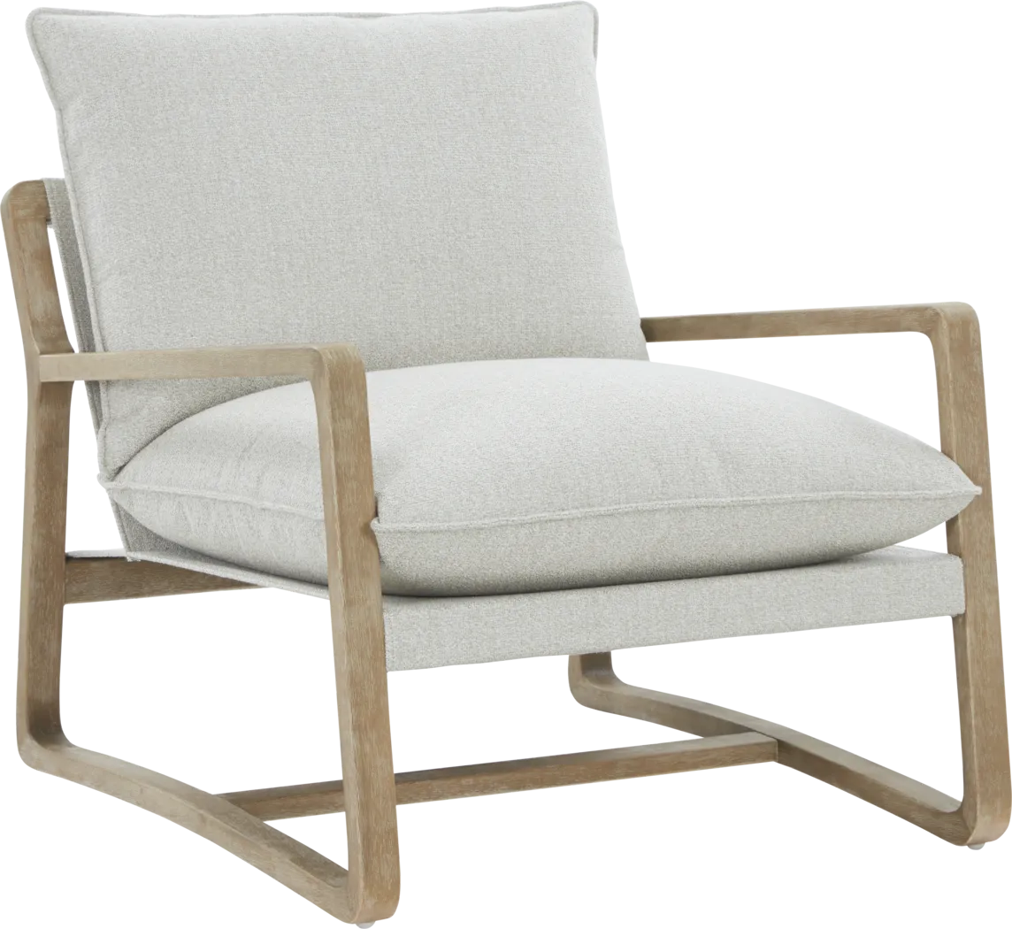 Gunnar Ivory Accent Chair - Thumbnail - Image 1