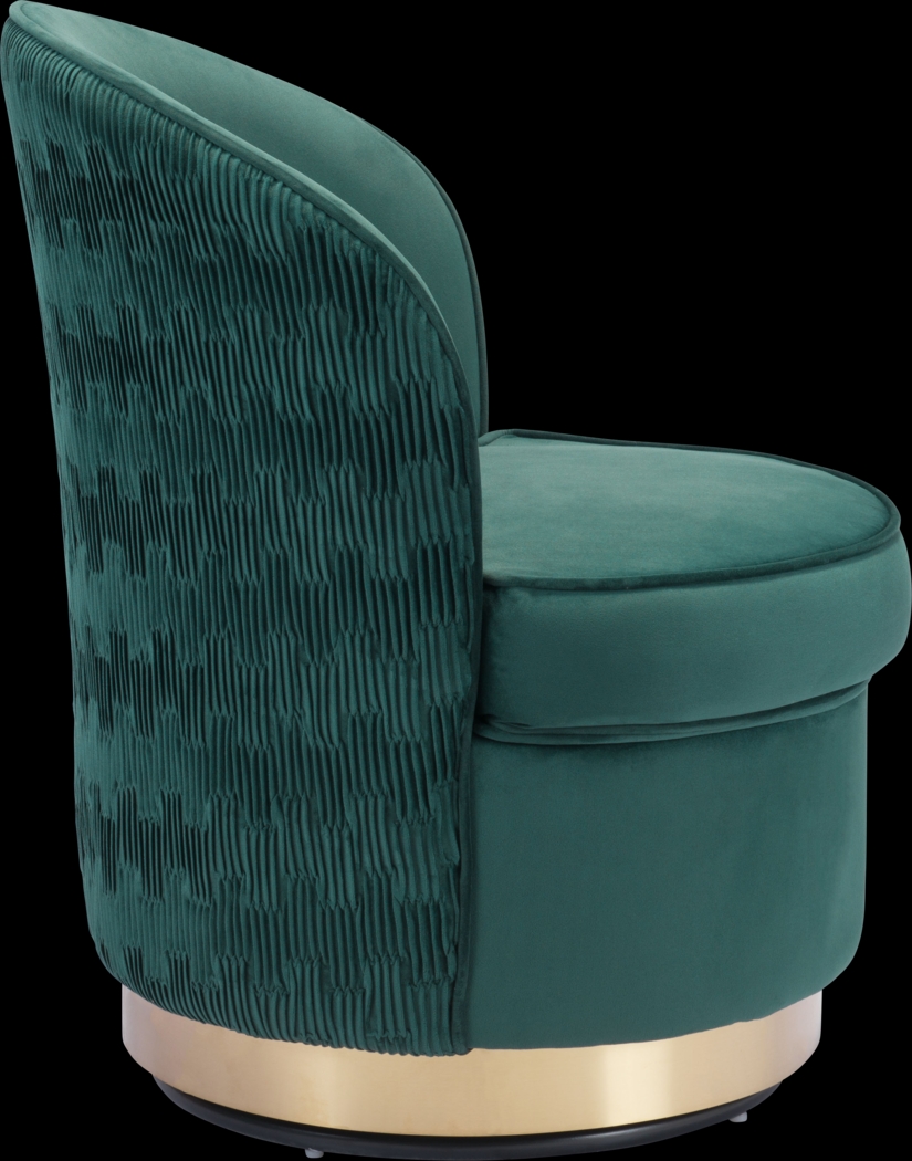 Gunzer Green Accent Chair - Thumbnail - Image 3
