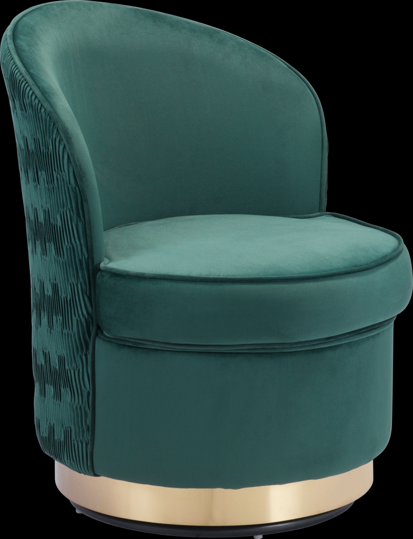 Gunzer Green Accent Chair - Thumbnail - Image 1