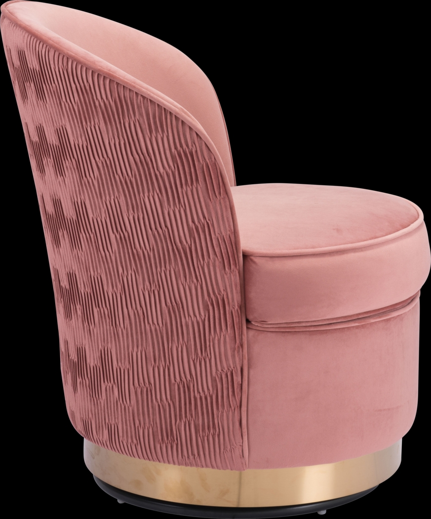 Gunzer Pink Accent Chair - Thumbnail - Image 3