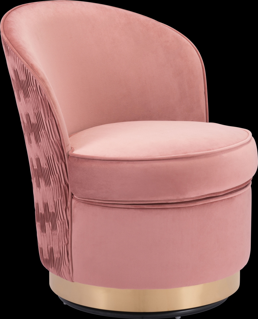 Gunzer Pink Accent Chair - Thumbnail - Image 1