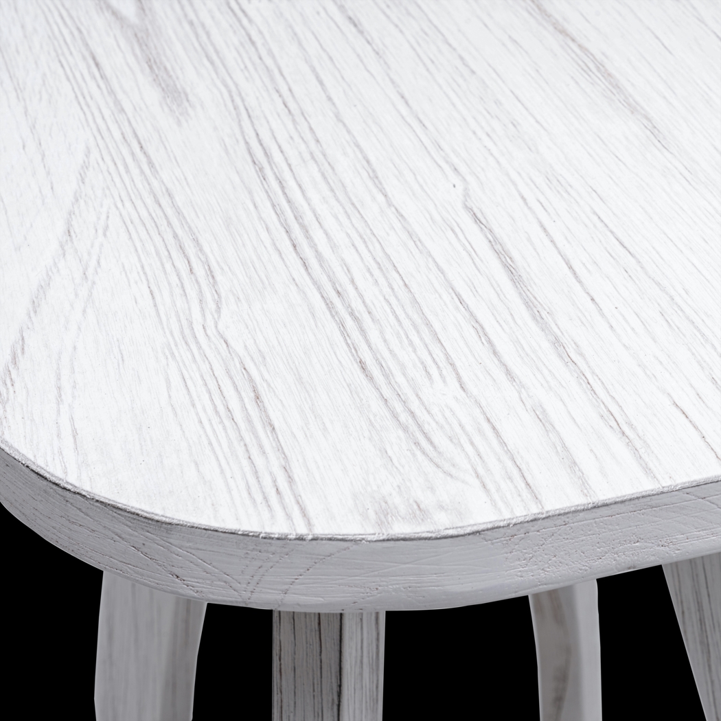 Guoten White Chairside Table - Thumbnail - Image 7