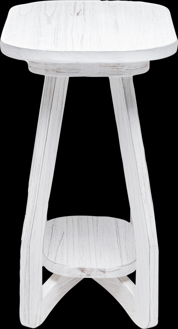 Guoten White Chairside Table - Thumbnail - Image 8