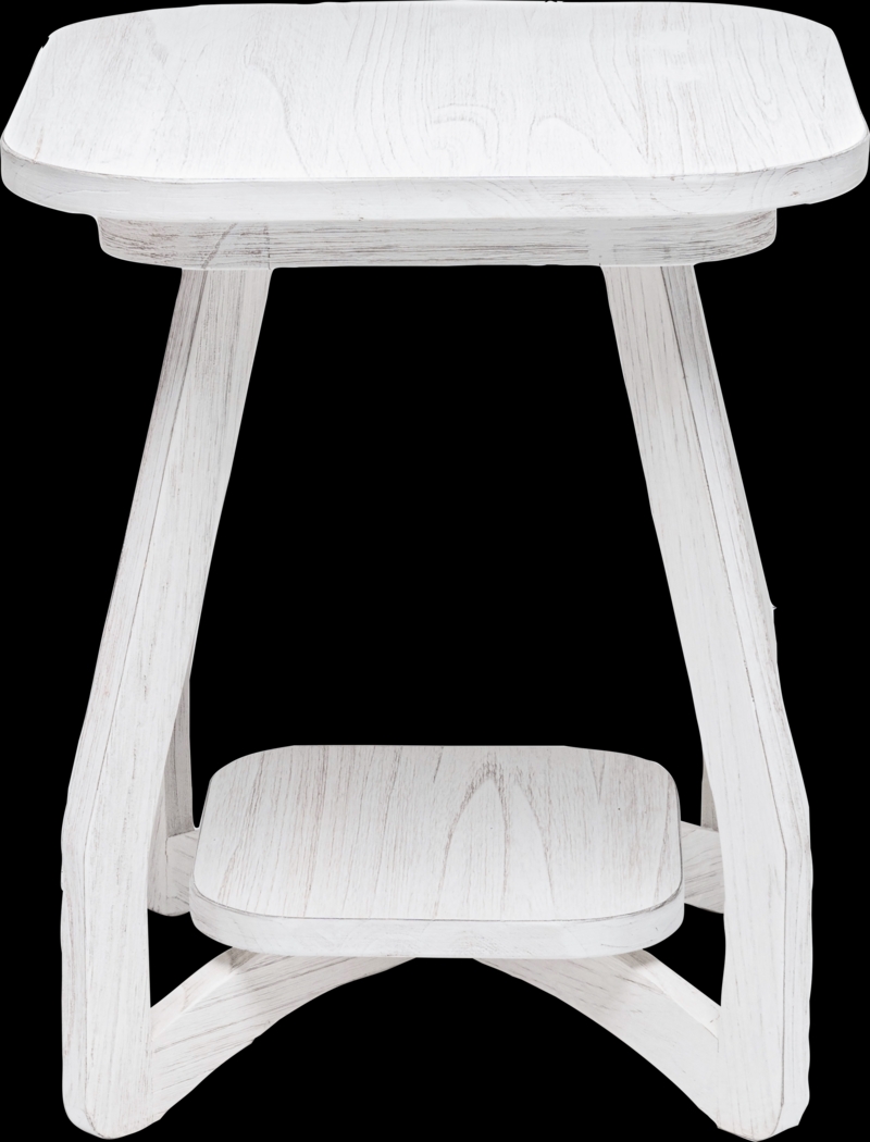 Guoten White End Table - Thumbnail - Image 5