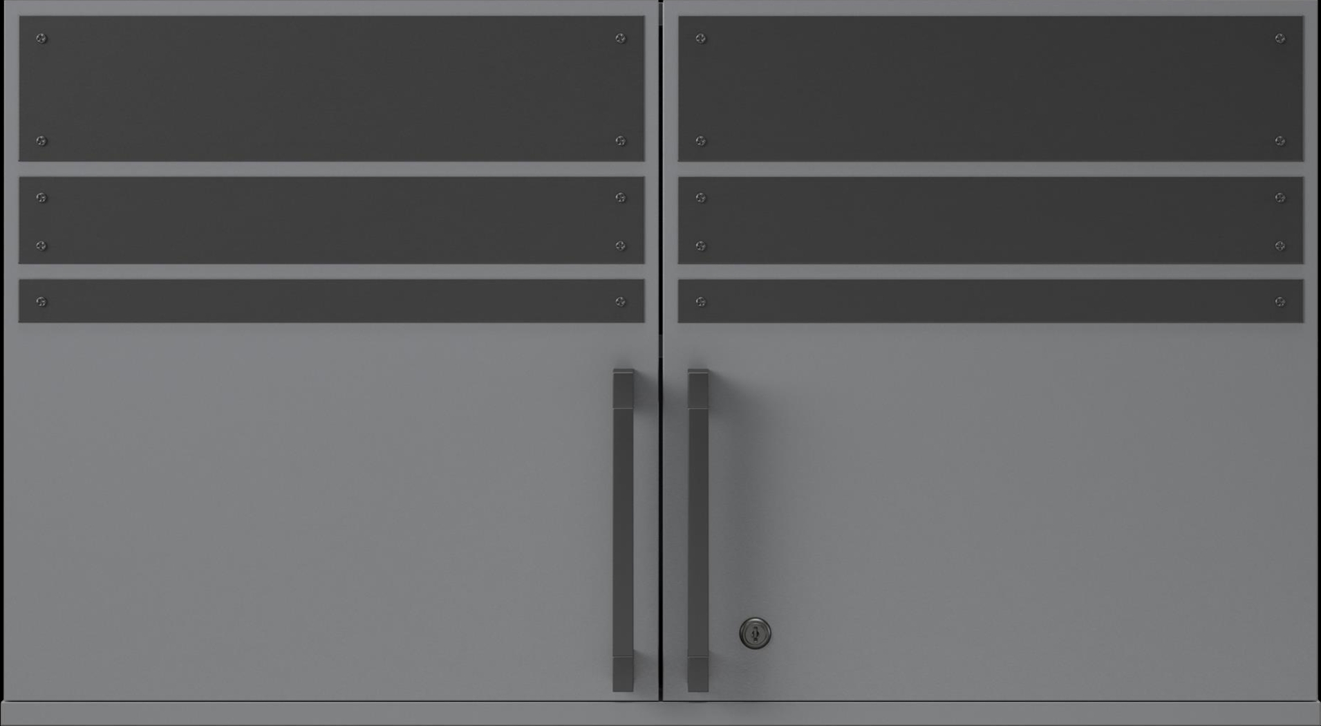 Gurden Gray Garage 2 Door Wall Cabinet - Thumbnail - Image 9