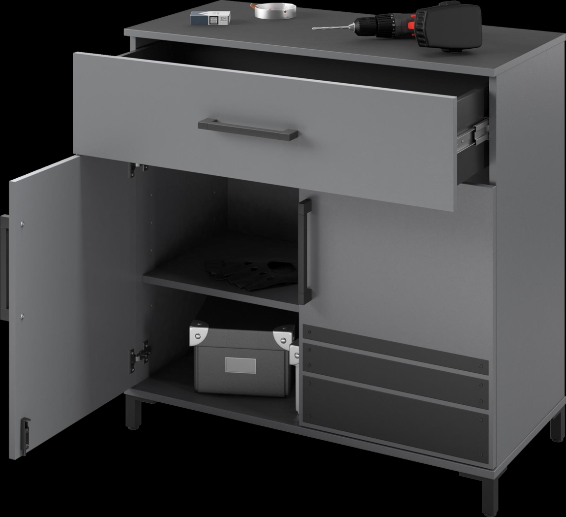 Gurden Gray Garage Cabinet - Thumbnail - Image 7