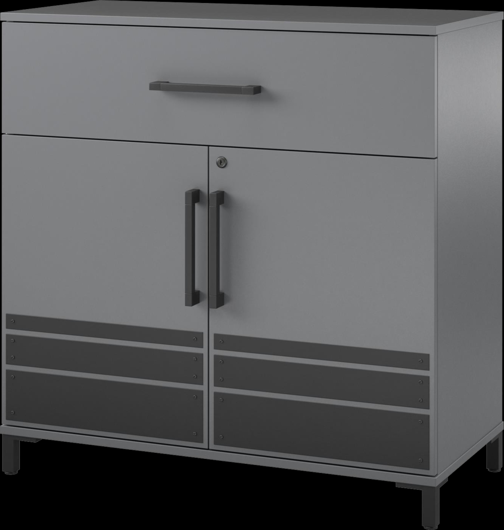 Gurden Gray Garage Cabinet - Thumbnail - Image 8