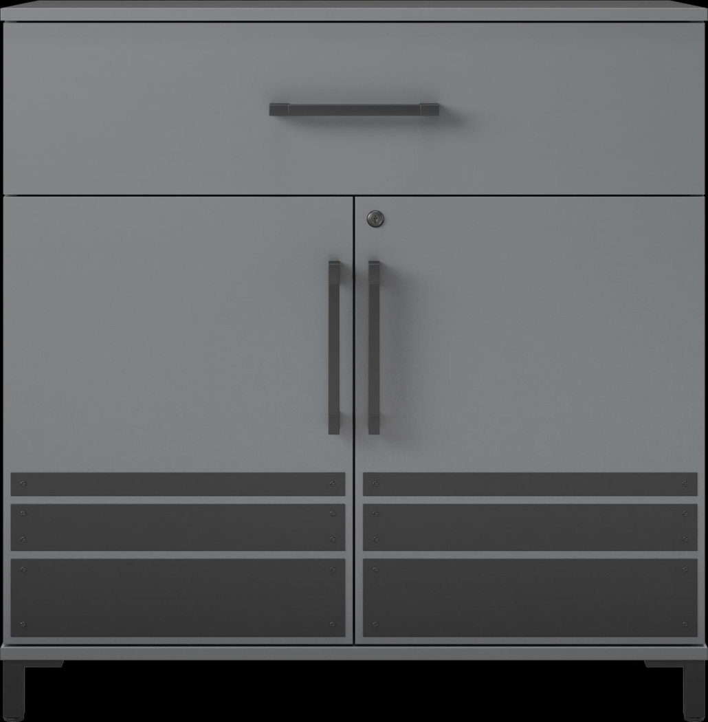 Gurden Gray Garage Cabinet - Thumbnail - Image 9