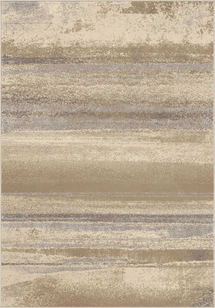 Guryon Off-White 5'3 x 7'6 Rug - Thumbnail - Image 1