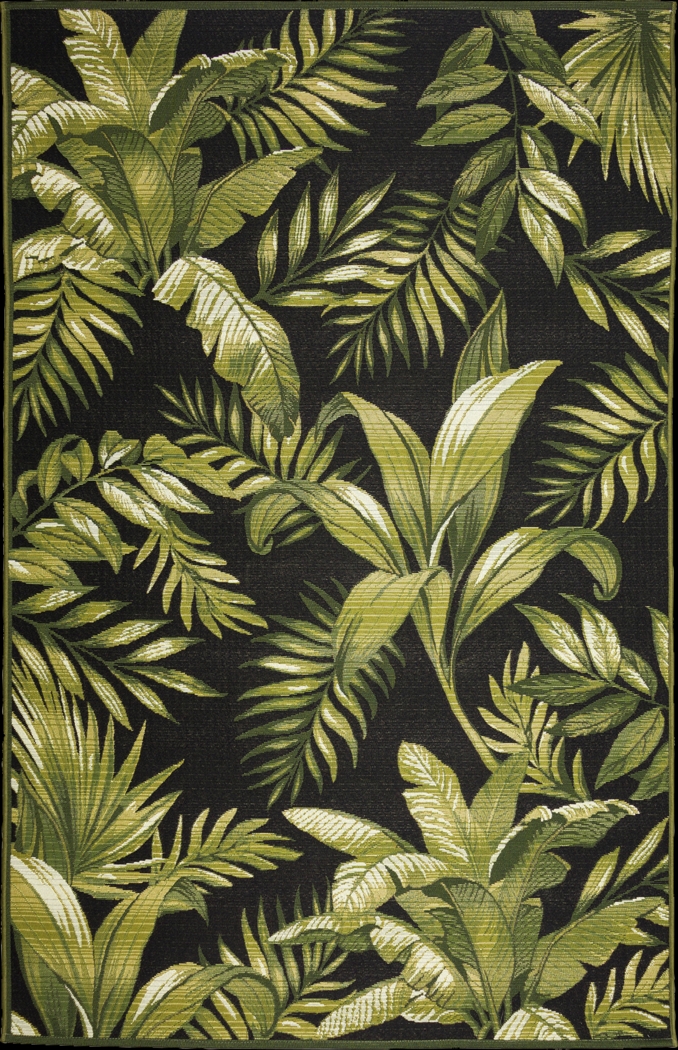 Guthrie Black 6'6 x 9'4 Indoor/Outdoor Rug - Thumbnail - Image 1