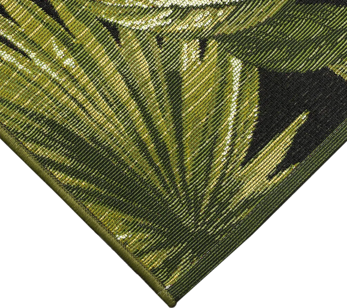 Guthrie Black 7'10 x 9'10 Indoor/Outdoor Rug - Thumbnail - Image 4