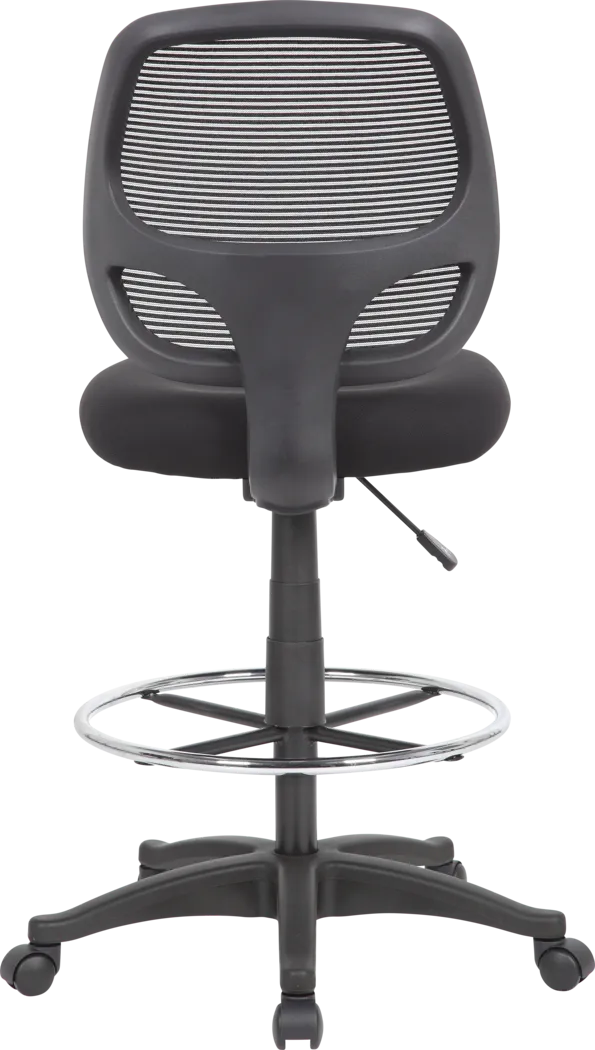Guynemer Black Desk Stool - Thumbnail - Image 3