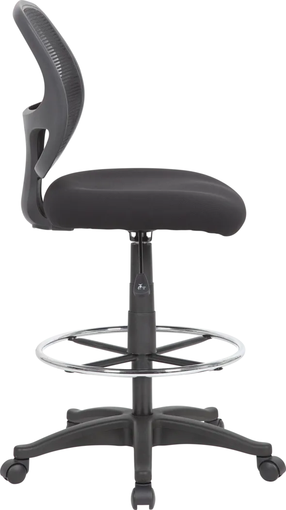 Guynemer Black Desk Stool - Thumbnail - Image 5