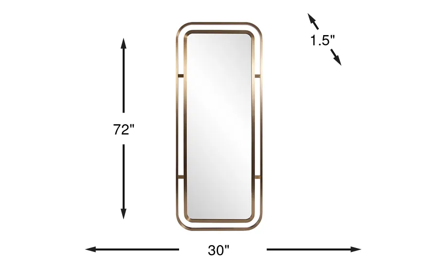 Dimension Image. Please refer to the Dimension Tab on this page for dimension details.