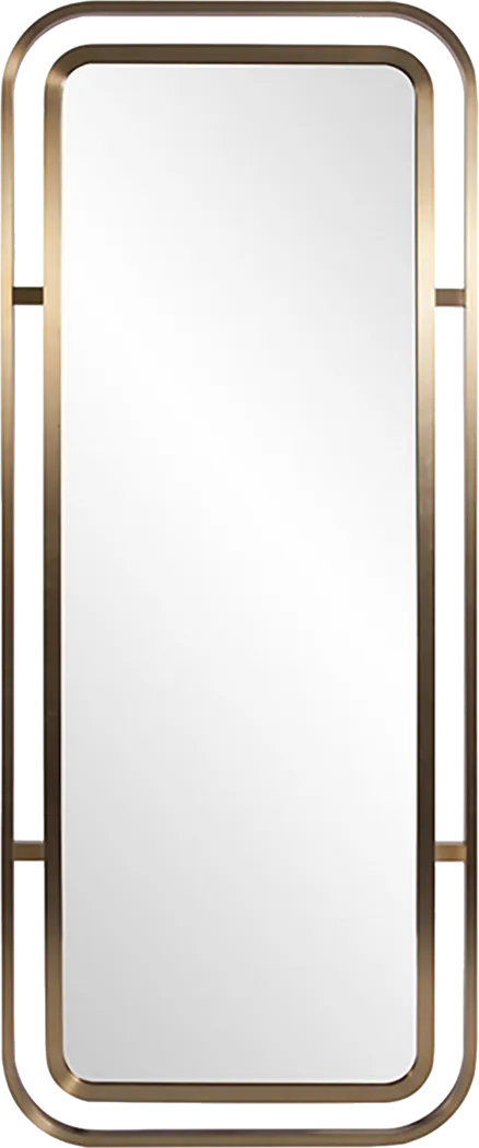 Gwendolyn Gold Leaner Mirror - Thumbnail - Image 1