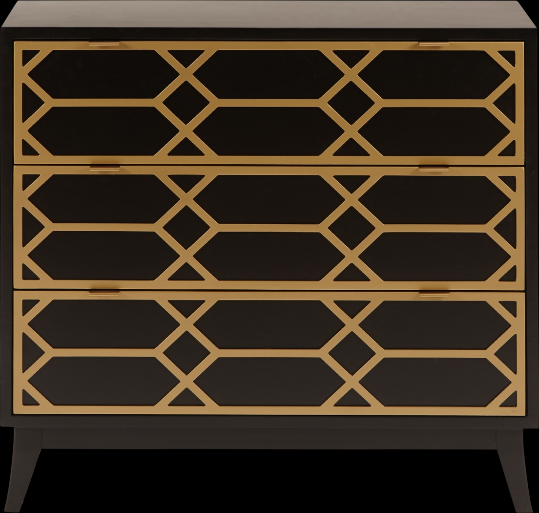 Gwinns Black Accent Cabinet - Thumbnail - Image 2