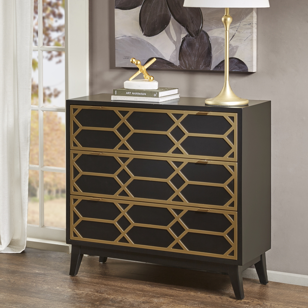 Gwinns Black Accent Cabinet - Thumbnail - Image 3