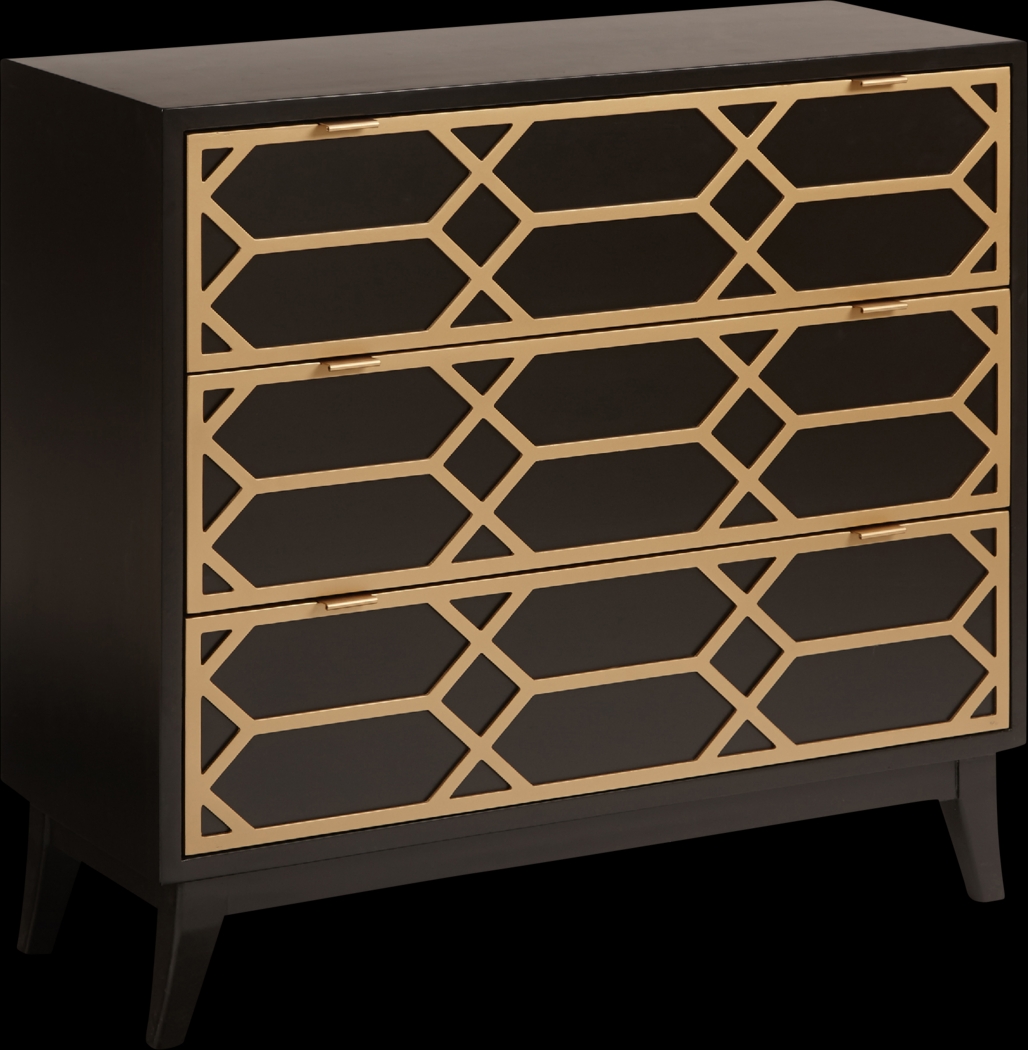 Gwinns Black Accent Cabinet - Thumbnail - Image 1