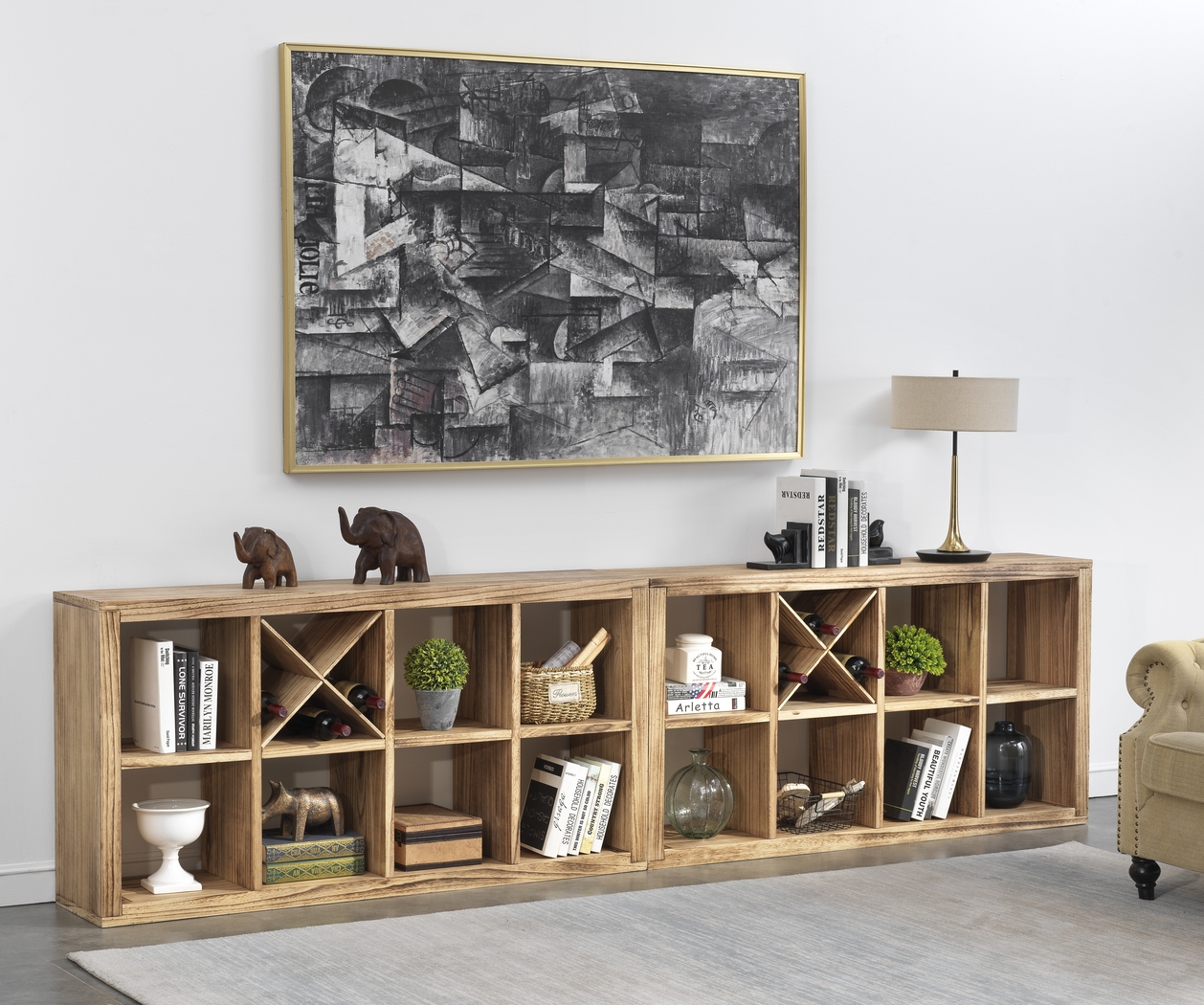 Gwinnstone Brown Bookcase - Thumbnail - Image 4