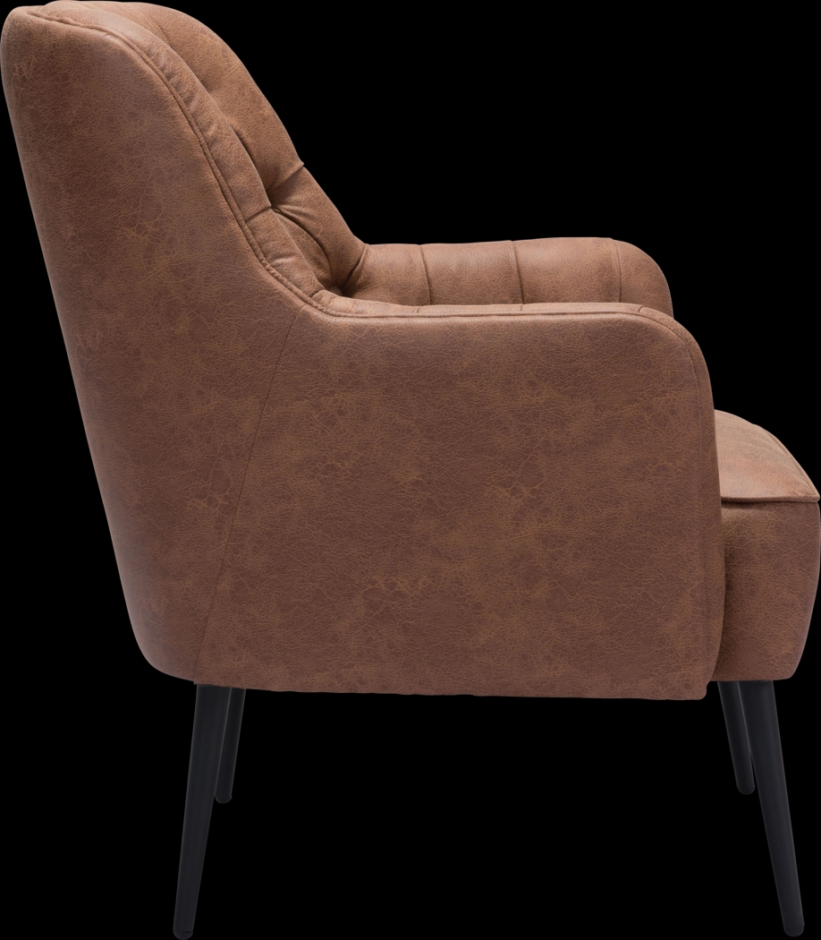 Habiet Brown Accent Chair - Thumbnail - Image 3
