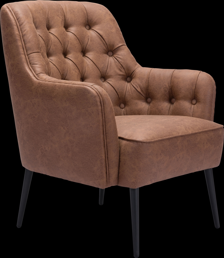 Habiet Brown Accent Chair - Thumbnail - Image 7