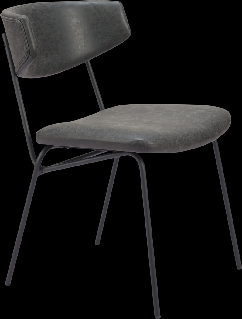 Haciendas Black Side Chair, Set of 2 - Thumbnail - Image 3