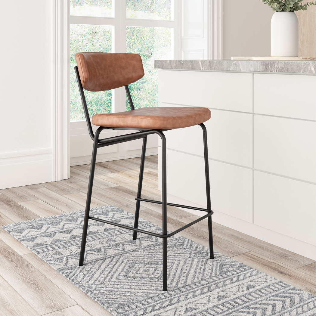 Haciendas Brown Counter Height Stool, Set of 2 - Thumbnail - Image 9
