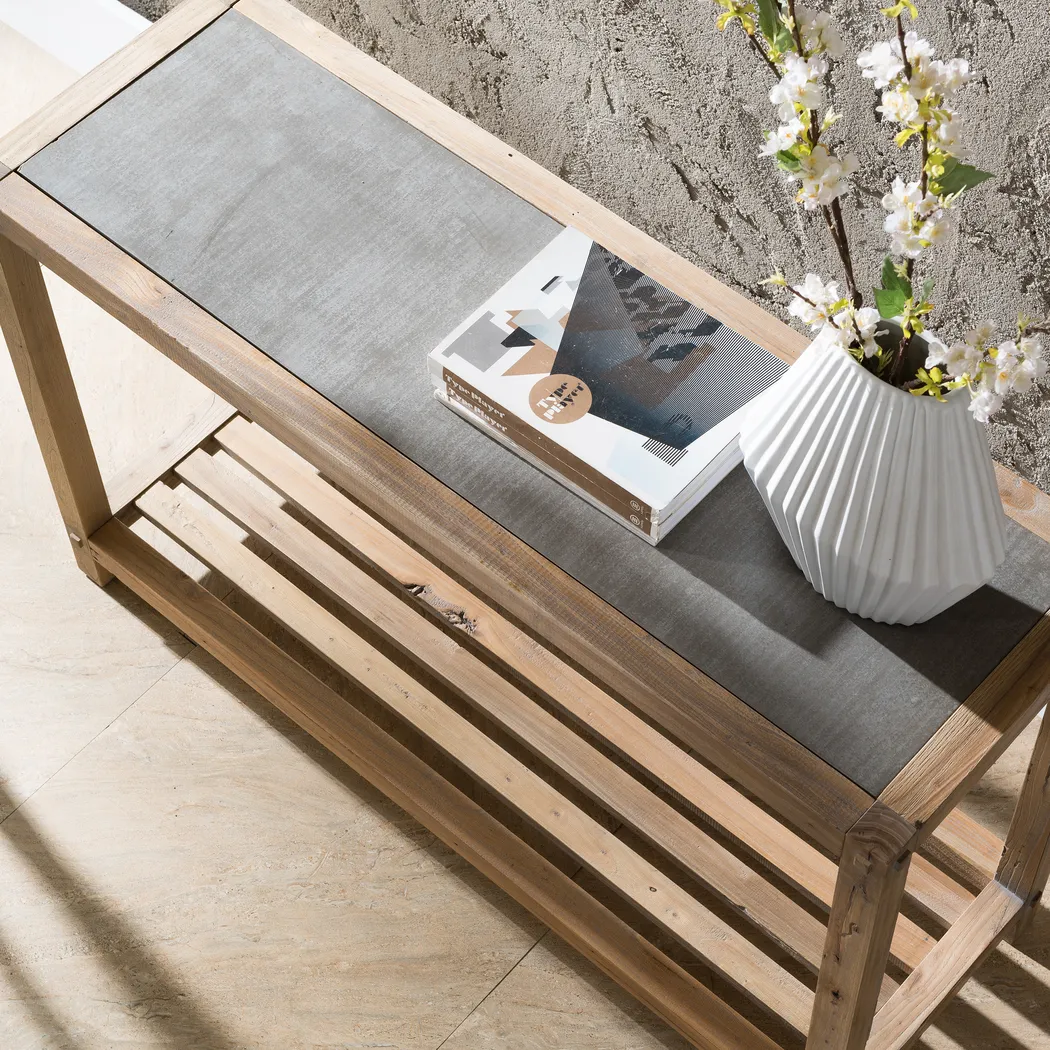 Hackemann Gray Console Table - Thumbnail - Image 4