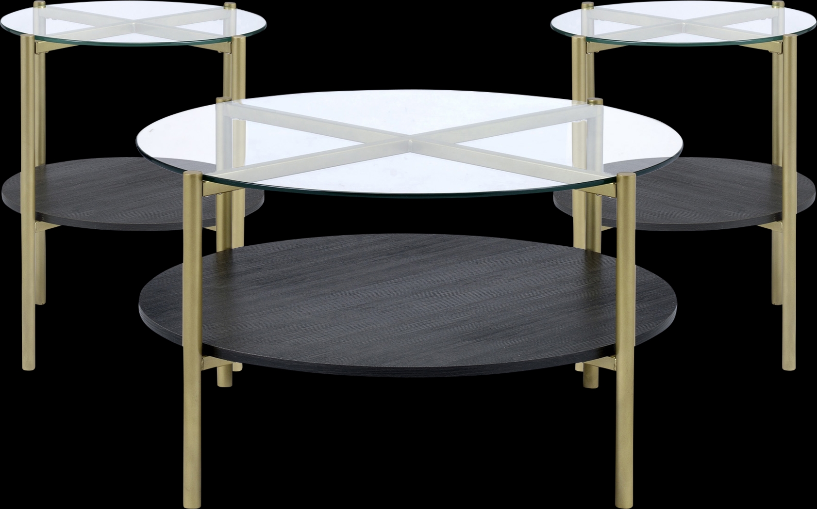 Hadirans Black 3 Pc. Occasional Set - Thumbnail - Image 1