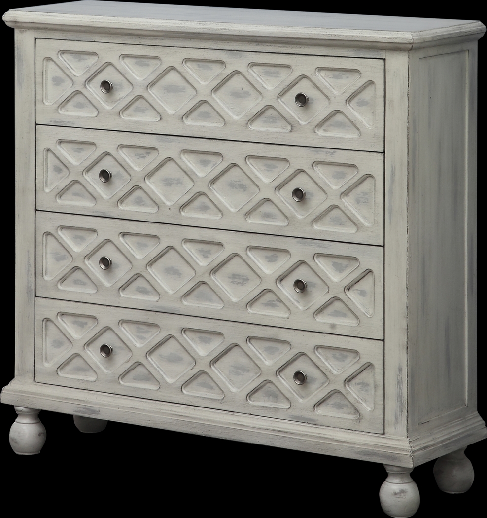 Hadlee Off-White Accent Cabinet - Thumbnail - Image 1
