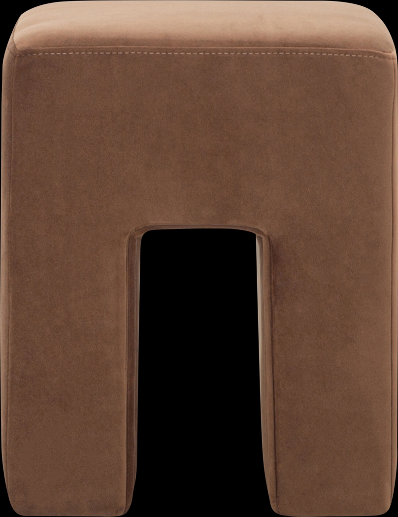 Hadria Brown Ottoman - Thumbnail - Image 3