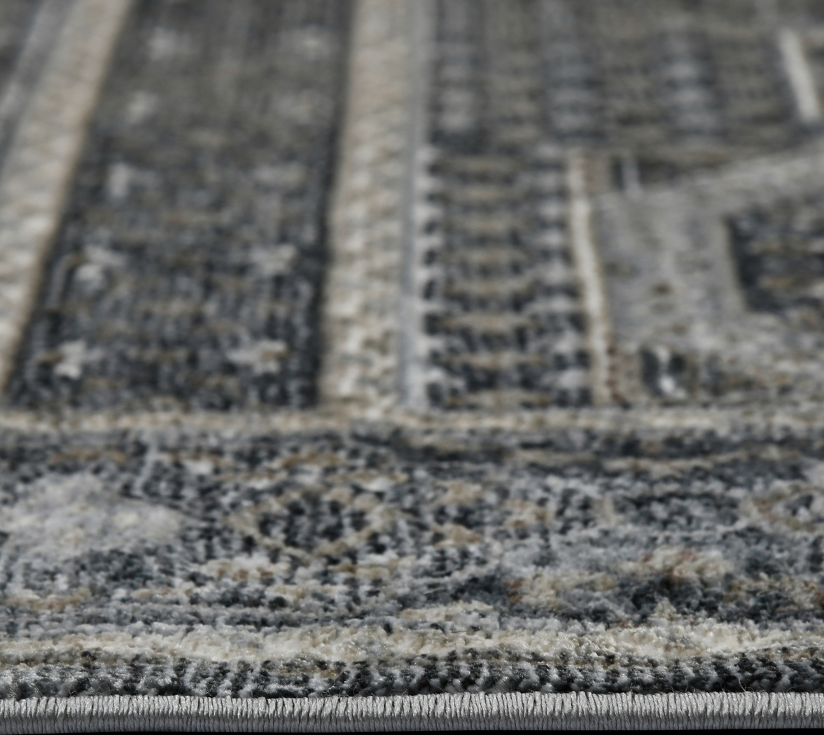 Haertley Charcoal 2'6 x 7'10 Runner Rug - Thumbnail - Image 3