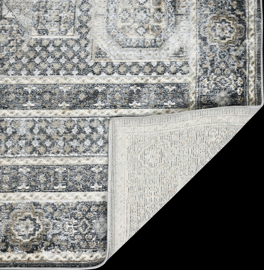 Haertley Charcoal 2'6 x 7'10 Runner Rug - Thumbnail - Image 5