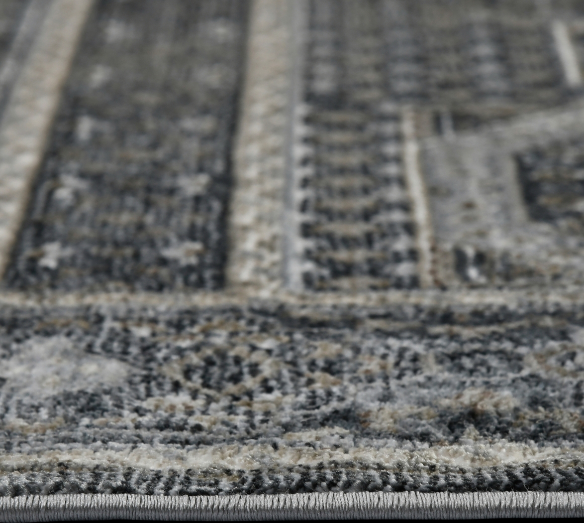 Haertley Charcoal 5'3 x 7'10 Rug - Thumbnail - Image 3